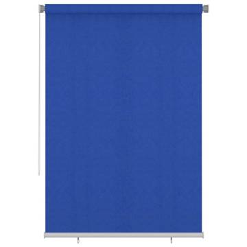 Outdoor Roller Blind 160x230 cm Blue HDPE - UV Protection