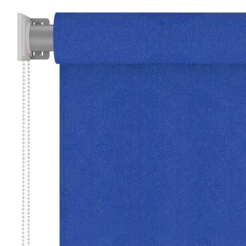 Outdoor Roller Blind 160x230 cm Blue HDPE - UV Protection