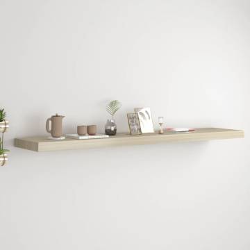 Floating Wall Shelf Oak 120x23.5 cm - Stylish Display