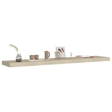 Floating Wall Shelf Oak 120x23.5 cm - Stylish Display