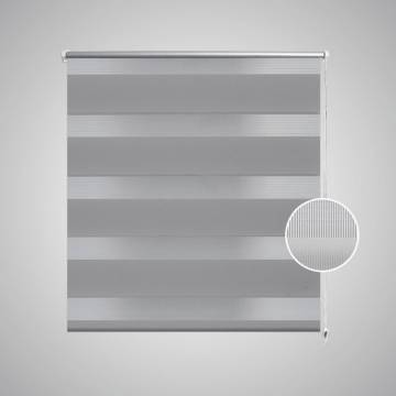 Stylish Grey Zebra Blind 40 x 100 cm - Modern Home Decor