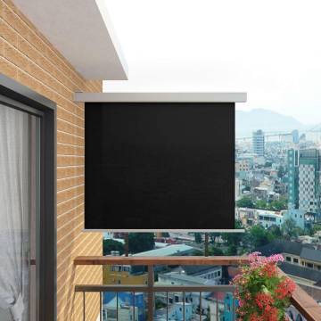 Balcony Side Awning 150x200 cm - Multi-functional Black