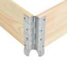 Pallet Collar 50x150 cm - Stackable Solid Pine Wood | HipoMarket