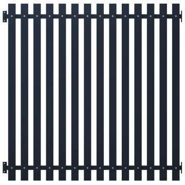 Fence Panel Anthracite 170.5x170 cm | Durable Steel Barrier