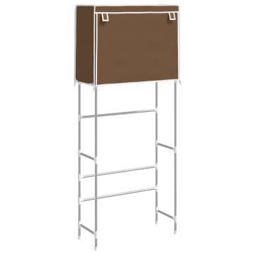 2-Tier Over Laundry Machine Storage Rack - Brown 71x29.5 cm