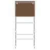 2-Tier Over Laundry Machine Storage Rack - Brown 71x29.5 cm