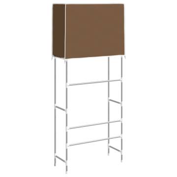 2-Tier Over Laundry Machine Storage Rack - Brown 71x29.5 cm