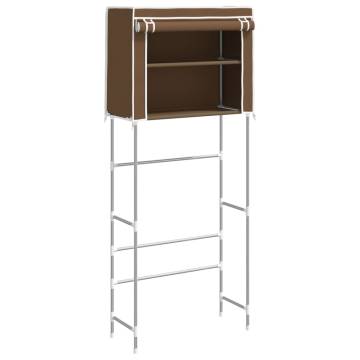 2-Tier Over Laundry Machine Storage Rack - Brown 71x29.5 cm