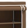 2-Tier Over Laundry Machine Storage Rack - Brown 71x29.5 cm