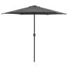 Outdoor Parasol with Aluminium Pole 270x246 cm Anthracite Colour anthracite Quantity in Package 1 