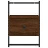 Wall-mounted Bedside Cabinets 2 pcs Brown Oak - Hipomarket