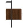 Wall-mounted Bedside Cabinets 2 pcs Brown Oak - Hipomarket