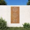 Corten Steel Leaf Garden Wall Decoration | 105x55 cm