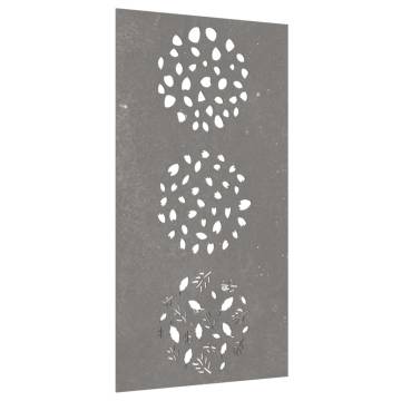 Corten Steel Leaf Garden Wall Decoration | 105x55 cm