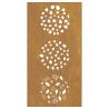 Corten Steel Leaf Garden Wall Decoration | 105x55 cm