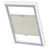 Pleated Blinds Cream 102 Colour cream Velux size code 102 