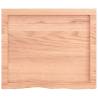 Light Brown Bathroom Countertop - Solid Oak Wood | HipoMarket