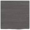 Dark Brown Solid Wood Bathroom Countertop - 40x40x2 cm