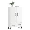 Highboard High Gloss White - Stylish Storage Solution | Hipomarket