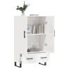 Highboard High Gloss White - Stylish Storage Solution | Hipomarket