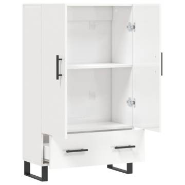 Highboard High Gloss White - Stylish Storage Solution | Hipomarket