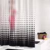 RIDDER Vinyl Shower Curtain Black - Waterproof & Stylish