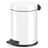 Hailo Pedal Bin Solid S 4L White | Easy Operation Trash Bin