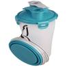 FLAMINGO 2-in-1 Pet Traveling Cup - Water/Food Trinka Blue/Grey