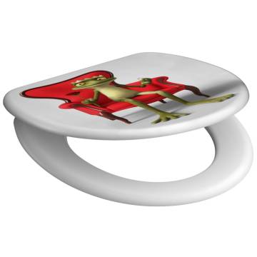 SCHÜTTE FROG KING Toilet Seat - Soft-Close & Durable Comfort