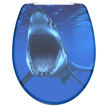 SCHÜTTE Shark Toilet Seat - Soft-Close & Quick Release