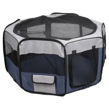 FLAMINGO Pet Playpen Flavio 84x84x43 cm M Blue | Hipomarket