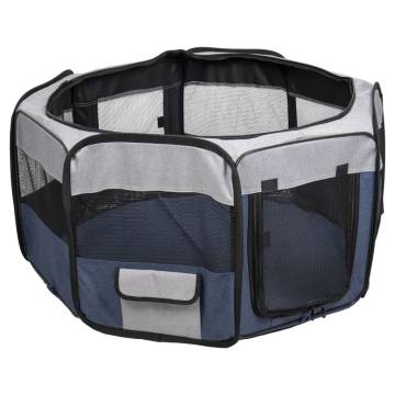 FLAMINGO Pet Playpen Flavio 84x84x43 cm M Blue | Hipomarket