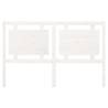 Stylish White Bed Headboard - Solid Pine Wood | HipoMarket