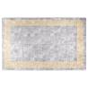 Rug Washable 80x150 cm Grey Anti Slip Colour grey and gold Size 80 x 150 cm 