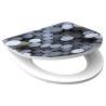 SCHÜTTE High Gloss Soft-Close Toilet Seat - ROUND DIPS