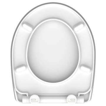 SCHÜTTE High Gloss Soft-Close Toilet Seat - ROUND DIPS