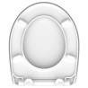 SCHÜTTE High Gloss Soft-Close Toilet Seat - ROUND DIPS