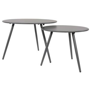 Lesli Living Rafael Side Table - Elegant Grey Design