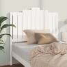 Stylish White Bed Headboard | Solid Pine Wood 106x4x110 cm