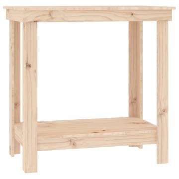 Solid Wood Pine Work Bench - 80x50x80 cm | Hipomarket