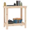 Solid Wood Pine Work Bench - 80x50x80 cm | Hipomarket