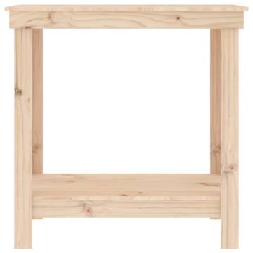 Solid Wood Pine Work Bench - 80x50x80 cm | Hipomarket