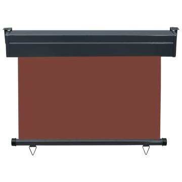 Balcony Side Awning 105x250 cm Brown - Stylish & Functional