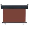 Balcony Side Awning 105x250 cm Brown - Stylish & Functional