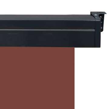 Balcony Side Awning 105x250 cm Brown - Stylish & Functional