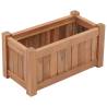 Raised Bed 50x25x25 cm Solid Teak Wood Size 50 x 25 x 25 cm Quantity in Package 1 