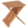 Folding Stool - Solid Teak Wood | Durable & Stylish | HipoMarket