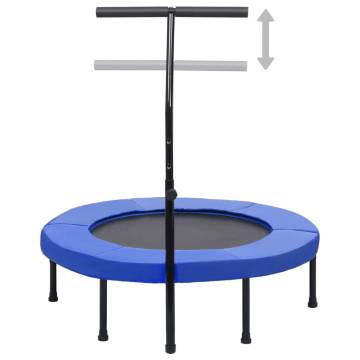 Fitness Trampoline With Handle & Safety Pad - 102 cm