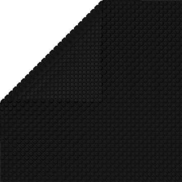 Rectangular Pool Cover 500x300 cm PE Black - Heat Retention