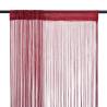 String Curtains 2 pcs 140x250 cm Burgundy Colour burgundy Size 140 cm Quantity in Package 2 